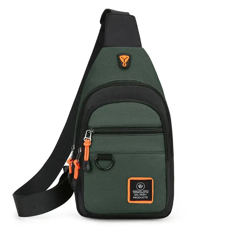 Men's Lightweight Oxford Chest Bag