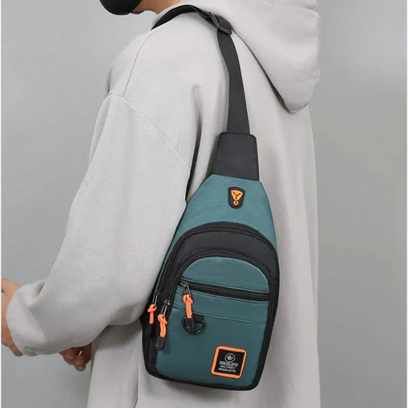 Men's Lightweight Oxford Chest Bag