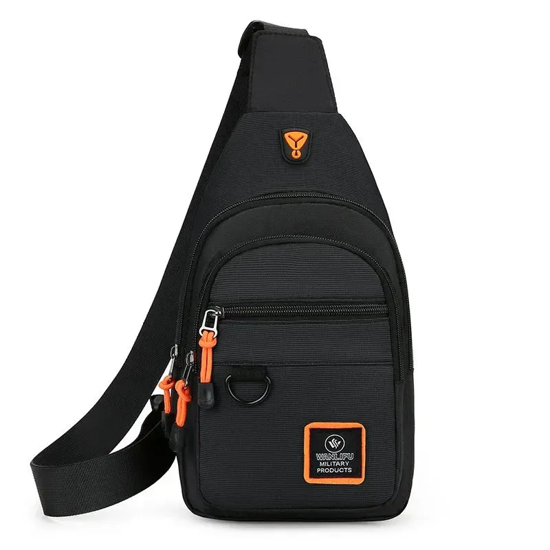 Men's Lightweight Oxford Chest Bag