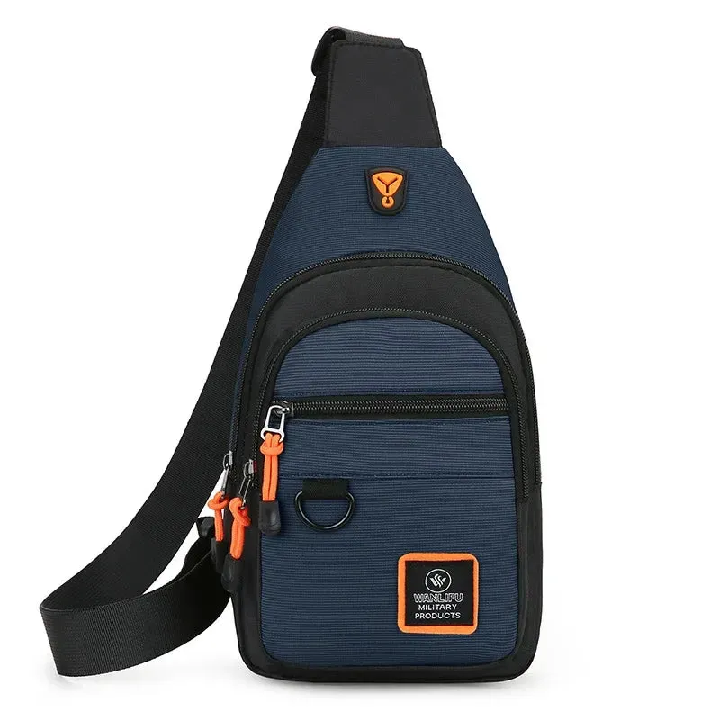 Men's Lightweight Oxford Chest Bag