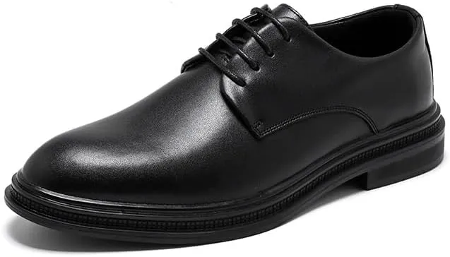 Mens Oxfords Shoes Footwear Office Working Leather Derby Shoes Lightweight Pointed Toe