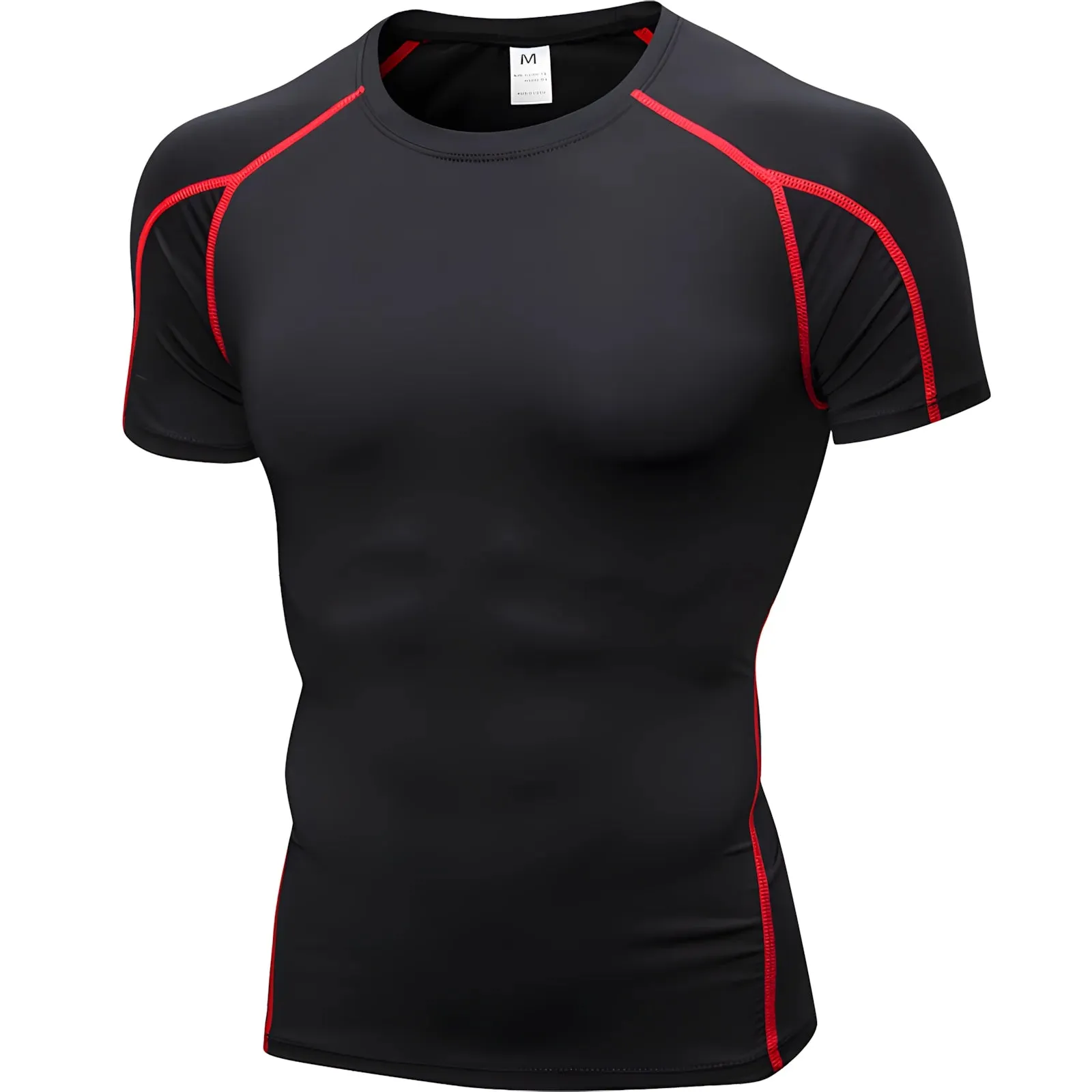 Men's Quick-Dry Compression Gym T-Shirt — Short Sleeve Fitness & Running Top