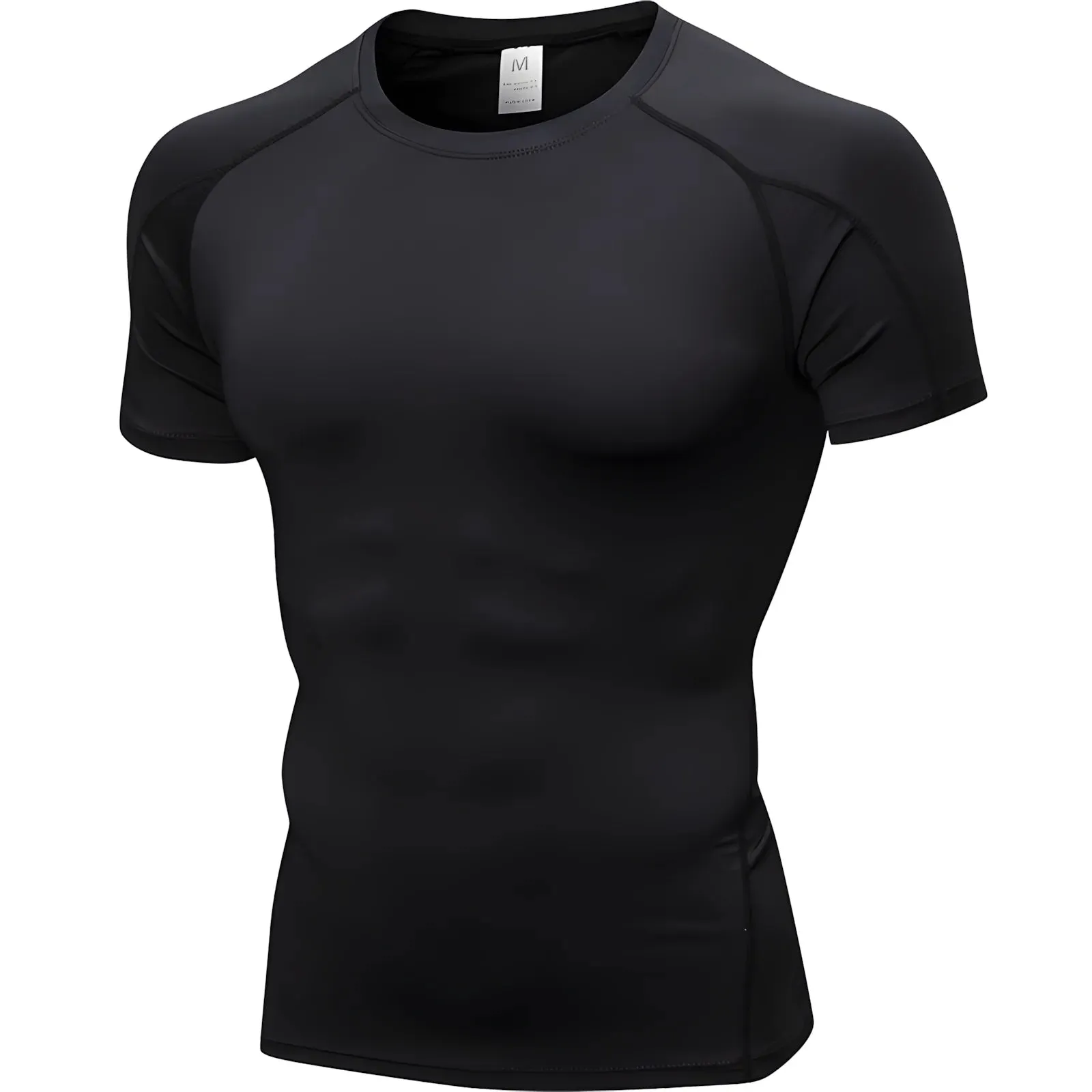 Men's Quick-Dry Compression Gym T-Shirt — Short Sleeve Fitness & Running Top