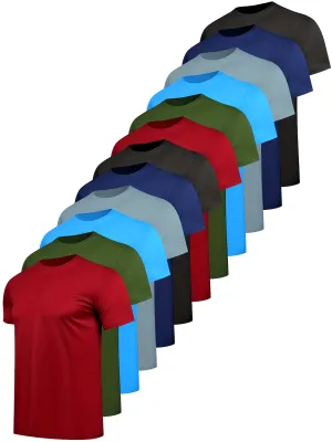 Men's Quick Dry Crew Neck T-Shirts