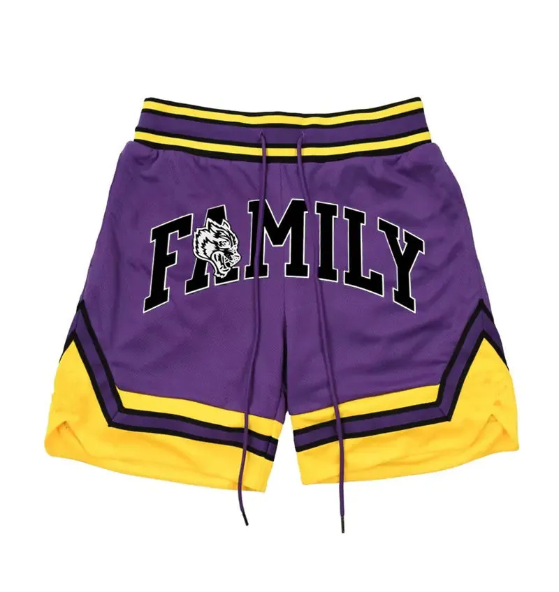 Men's Quick-Dry Stretch Athletic Basketball Shorts