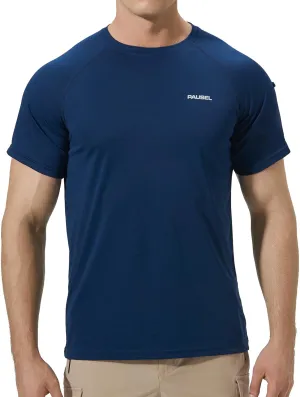 Men's Rash Guard Swim Shirts Short Sleeve UV Sun Protection Quick Dry UPF 50  SPF Fishing Beach Water Shirt
