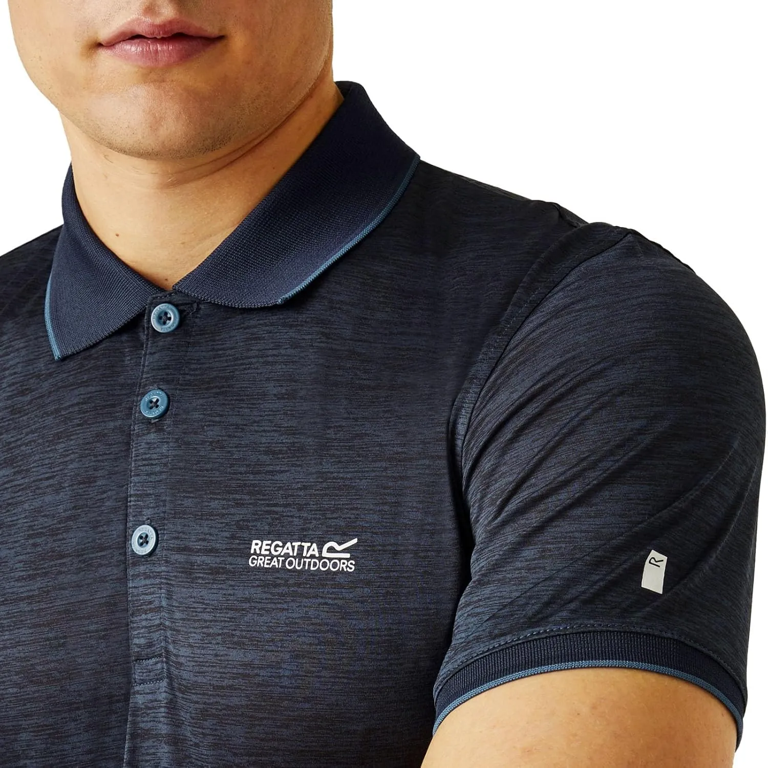 Men's Remex Ii Sports Technical Polo Shirt, Lightweight, Breathable and Quick Drying