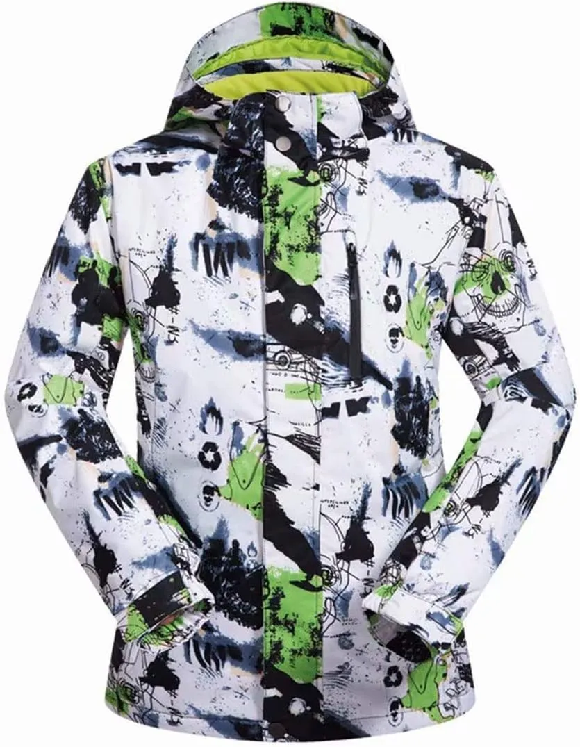 Men's Ski Jacket Waterproof Mountain Snowboarding Jackets Warm Snow Coat Winter Raincoat Windbreaker