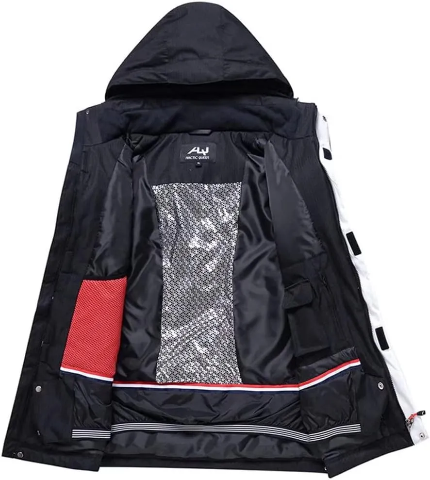 Men's Ski Jacket Waterproof Mountain Snowboarding Jackets Warm Snow Coat Winter Raincoat Windbreaker