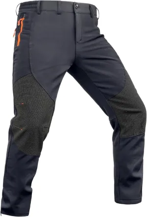 Mens Snow Pants Waterproof, Insulated Fleece Winter Hiking Skiing Snow Pants for Men- Adjustable Waist, Durable Knee Fabric, Convenient Bottom Zipper(Grey, 3832)