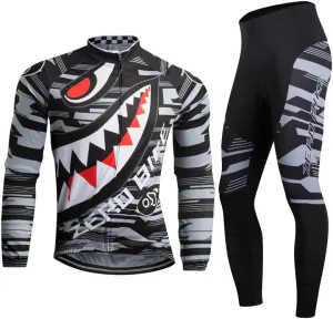 Men's Soft Long Sleeve Breathable Bicycle Cycling Jersey Polyester Clothing Outdoor Sports Fall Autumn
