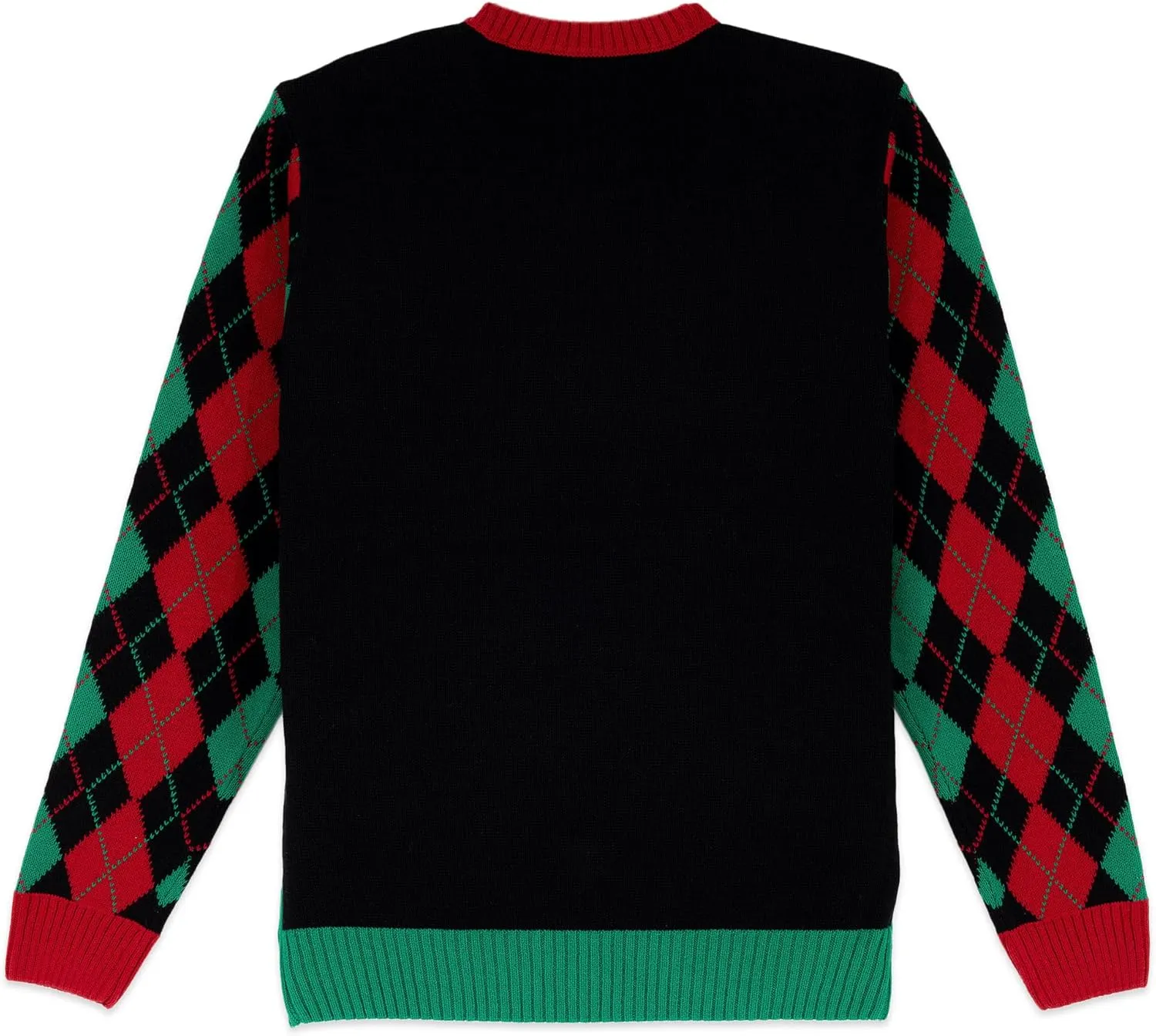 Mens Sports Golf Sports Ugly Christmas Sweater for Holiday Fun Design, Snug Fit Breathable Crewneck