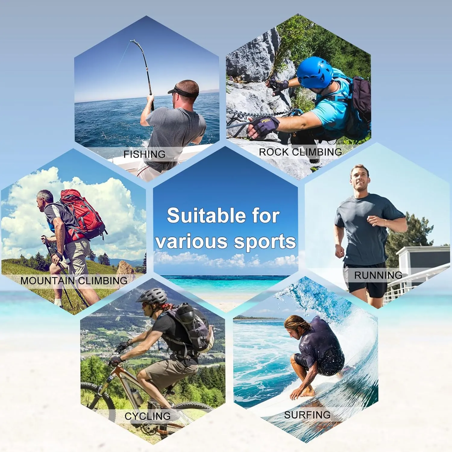 Men's Swim Shirt Rash Guard, UPF50  UV Sun Protection Quick Dry SPF Short Sleeve Fishing Beach T-Shirts