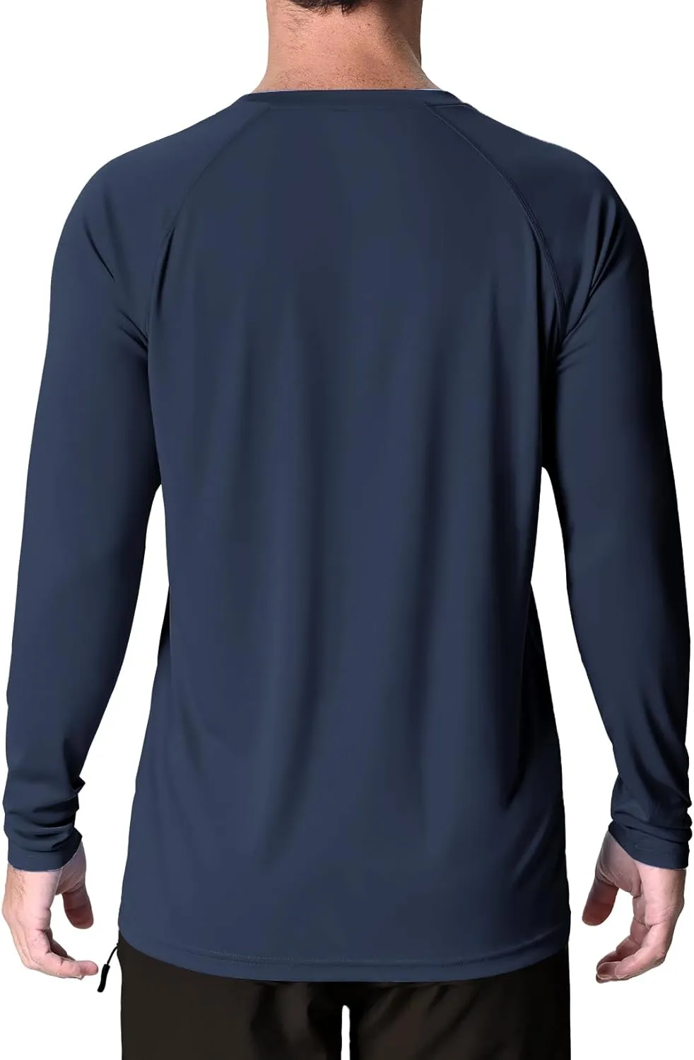 Men's UPF 50  Rash Guard Long Sleeve Sun Protection Running Shirts Quick Dry Workout Fishing Swim T-Shirts