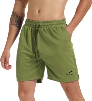 Men's Workout Shorts Gym Running Training Athletic Short Quick Dry Outdoor Shorts