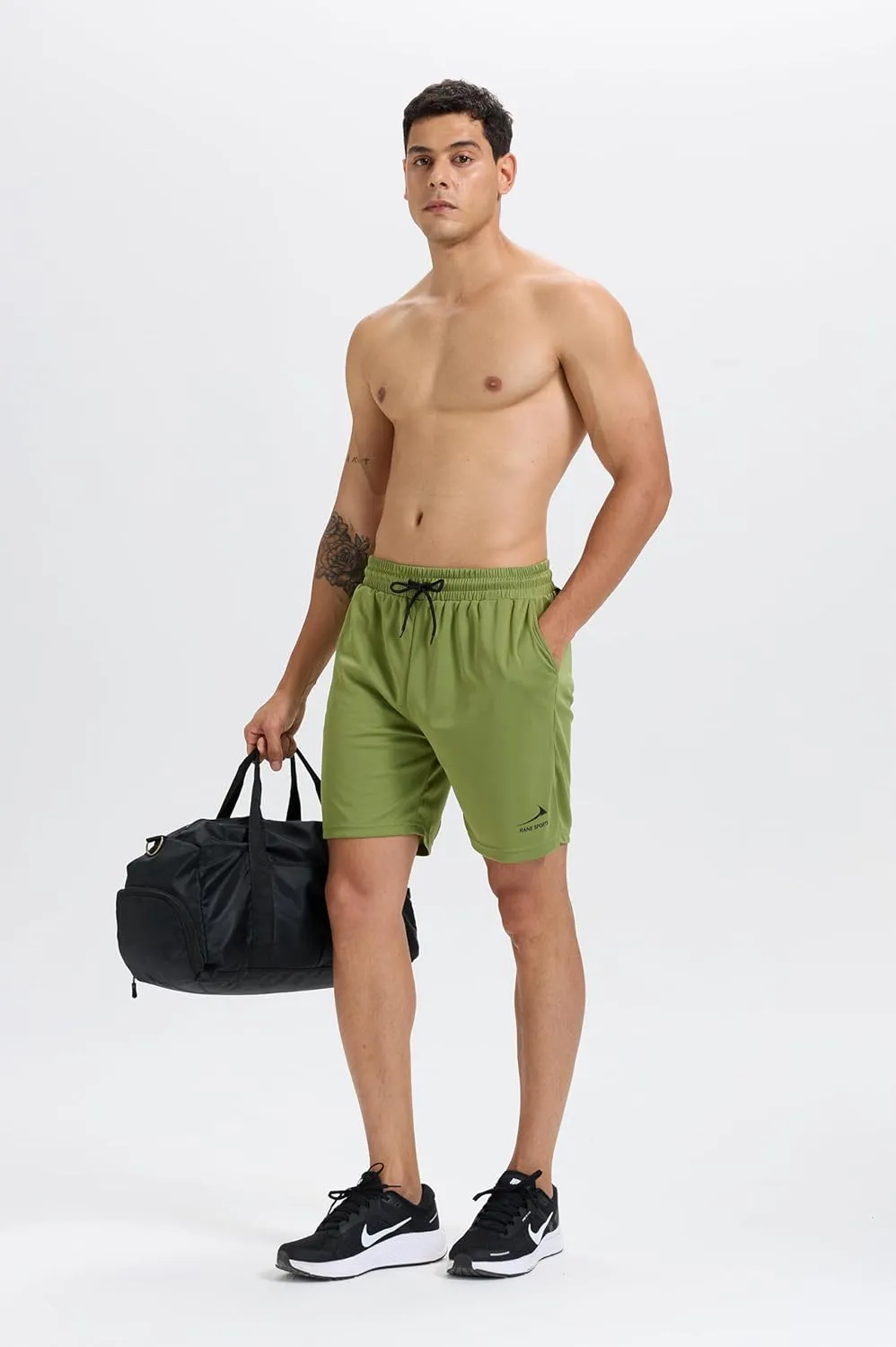 Men's Workout Shorts Gym Running Training Athletic Short Quick Dry Outdoor Shorts