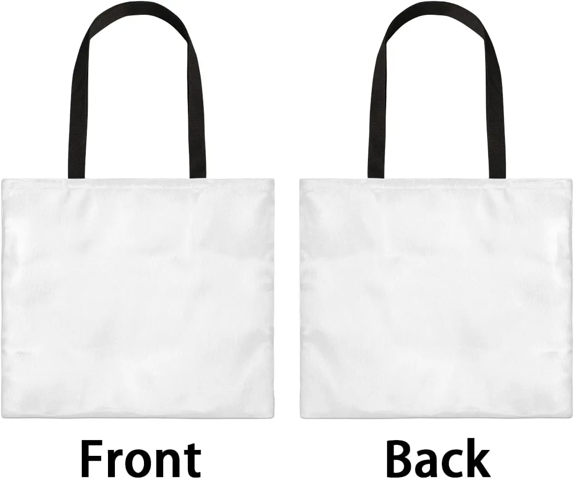 Mermaid Tail Canvas Tote Bag for Women Men Stylish Tote Handbag Shoulder Bag Reusable Grocery Bag