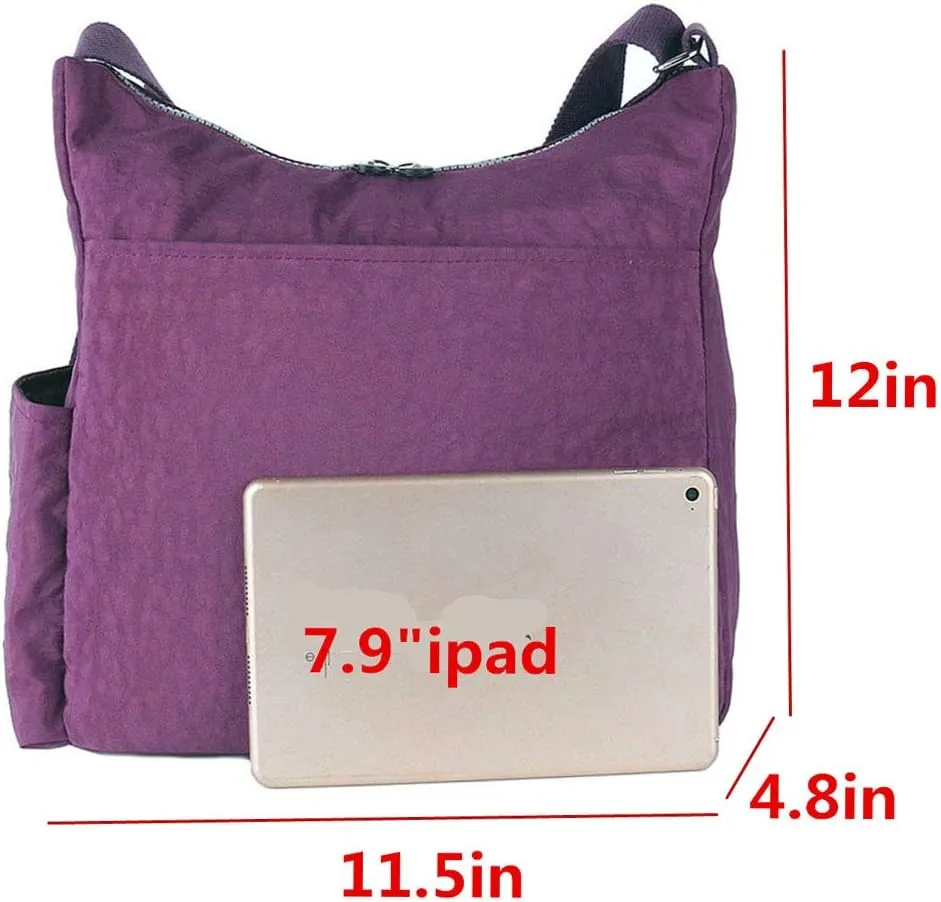 MHCNLL Crossbody Bag with Anti Theft RFID Pocket - Women Lightweight Water-Resistant Purse