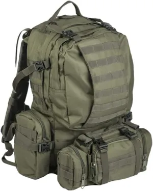 Mil-Tec Assembly Defense Pack, 36L, OD Green, 36L, 14045001