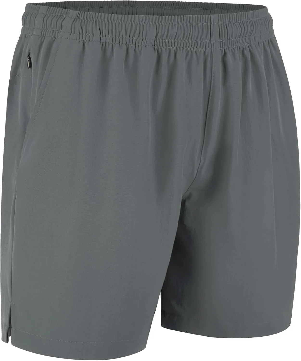 Milin Naco Mens Swim Trunks 7 inch Quick Dry Board Shorts with Zipper Pockets Bathing Suit Men Beach Shorts with Drawstring