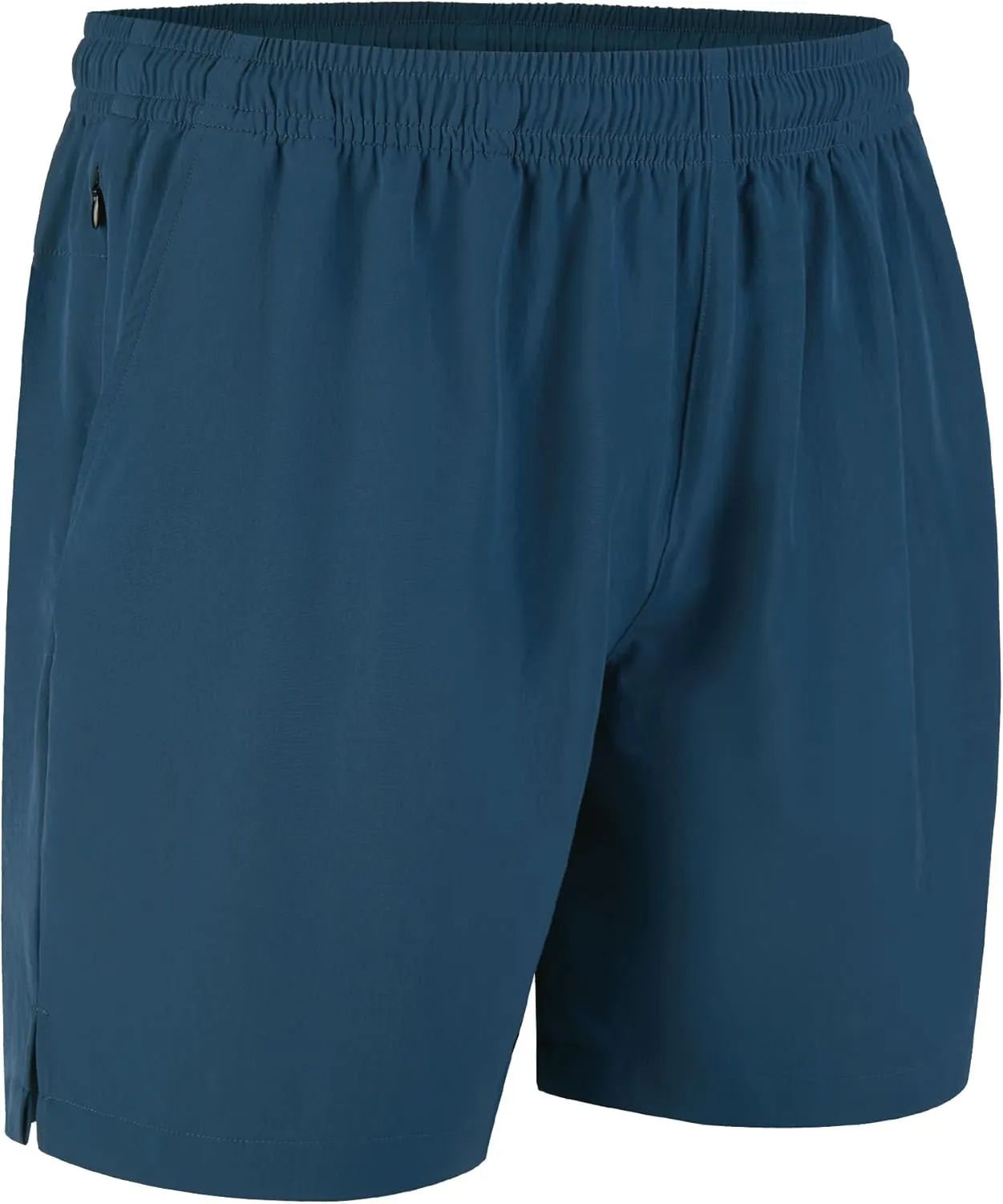 Milin Naco Mens Swim Trunks 7 inch Quick Dry Board Shorts with Zipper Pockets Bathing Suit Men Beach Shorts with Drawstring
