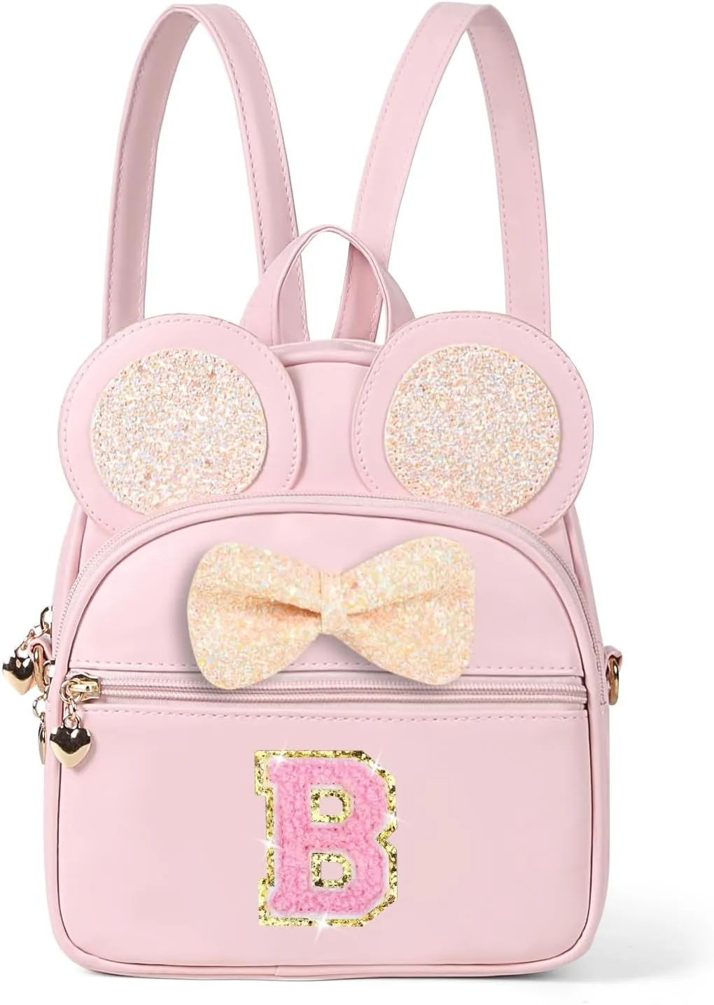Mini Backpack for Girls Bowknot, Cute Leather Backpack Toddler Purse Birthday Gifts for Kids Girls