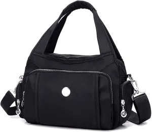 MINTEGRA Crossbody Bag for Women Waterproof Handbag Multi-Pocket Nylon Travel Shoulder Purse