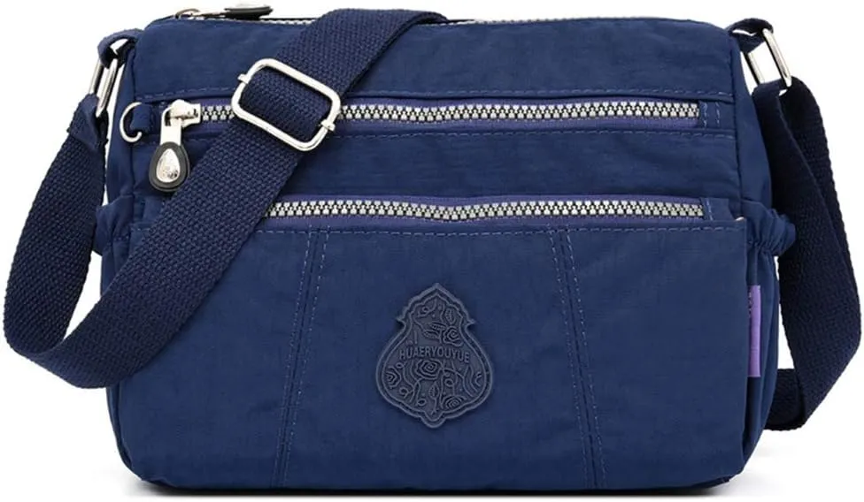 MINTEGRA Shoulder Bag for Women Waterproof Crossbody Purses Lightweight Nylon Work Travel Purse Messenger Bag