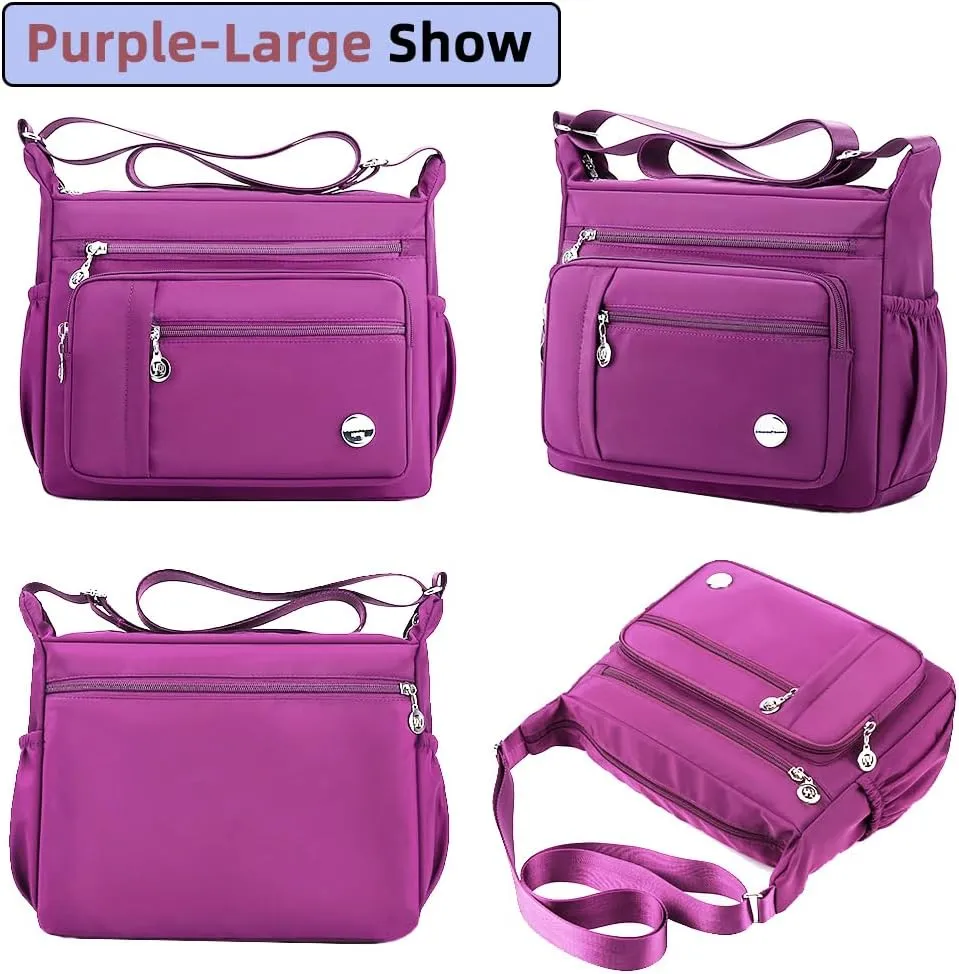 MINTEGRA Women Shoulder Handbag Roomy Multiple Pockets Bag Ladies Crossbody Purse Fashion Tote Top Handle Satchel