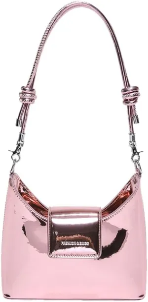 Molodo Y2k Purse Patent Leather Purse Shoulder Bag for Women Trending Purses Women's Crossbody Handbags Cool Underarm Bag