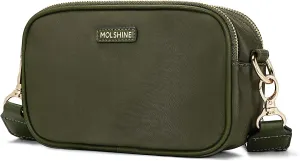 molshine Small Crossbody Bags,Nylon Shoulder Bag,Waterproof Waist Packs with Adjustable Strap for Men Women Traveling Workout