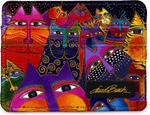 Monarque RFID Slim Wallet Laurel Burch Signature Collection (Laurel Burch Fantasticats)