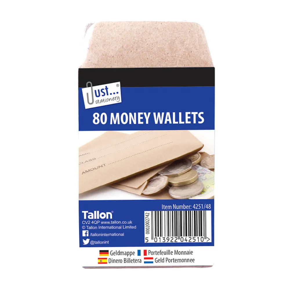 Money Wallets - 80 Pack Gift Envelopes Cash Holders Party Favors