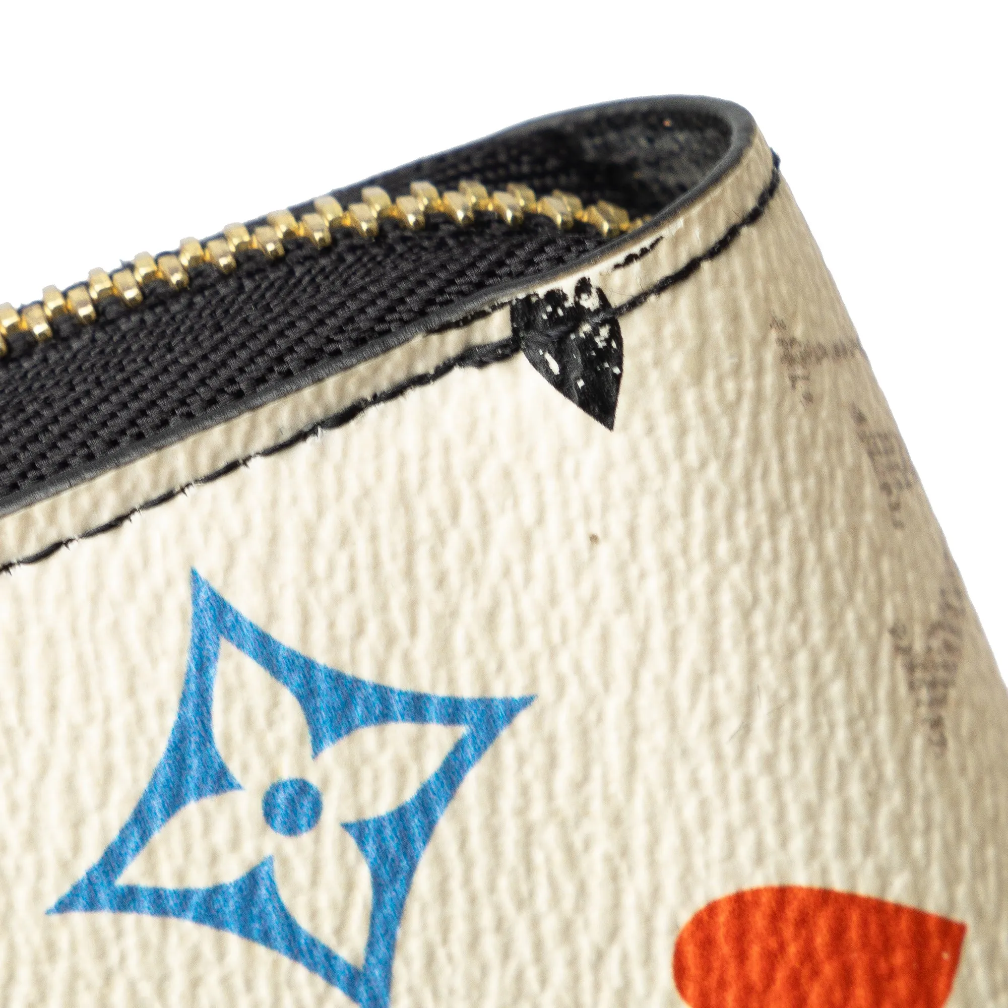 Monogram Game On Zippy Wallet