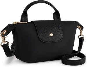 Montana West Mini Crossbody Bag for Women - Lightweight Waterproof Nylon Shoulder Handbag for Travel, Work, and Everyday Use