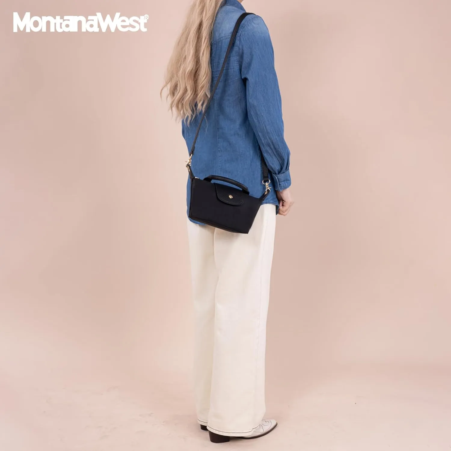 Montana West Mini Crossbody Bag for Women - Lightweight Waterproof Nylon Shoulder Handbag for Travel, Work, and Everyday Use