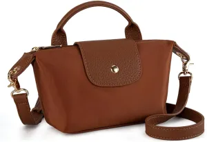 Montana West Mini Crossbody Bag for Women - Lightweight Waterproof Nylon Shoulder Handbag for Travel, Work, and Everyday Use