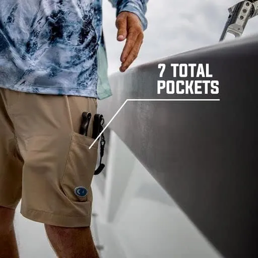 Mossy Oak Fishing Shorts for Men Quick Dry Flex