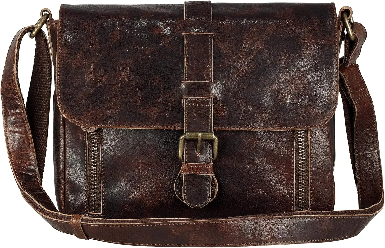 Mou Meraki Genuine Leather Crossbody Purse and Handbags - Crossover Bag Over the Shoulder