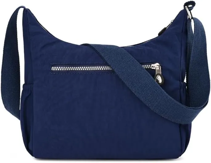 Multi pocket crossbody bag for middle-aged women, Waterproof nylon shoulder bag, Mom's gift,