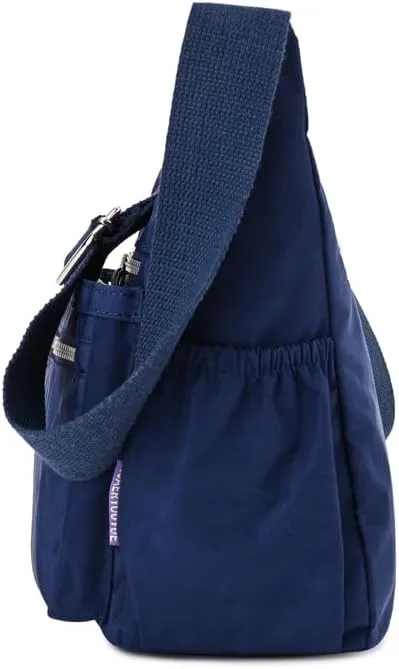 Multi pocket crossbody bag for middle-aged women, Waterproof nylon shoulder bag, Mom's gift,