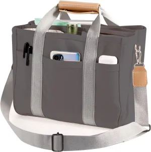 Multi Pocket Tote Bag for Women Canvas Bag with Handle Bag Large Cpacity Purse Reusable Handbag