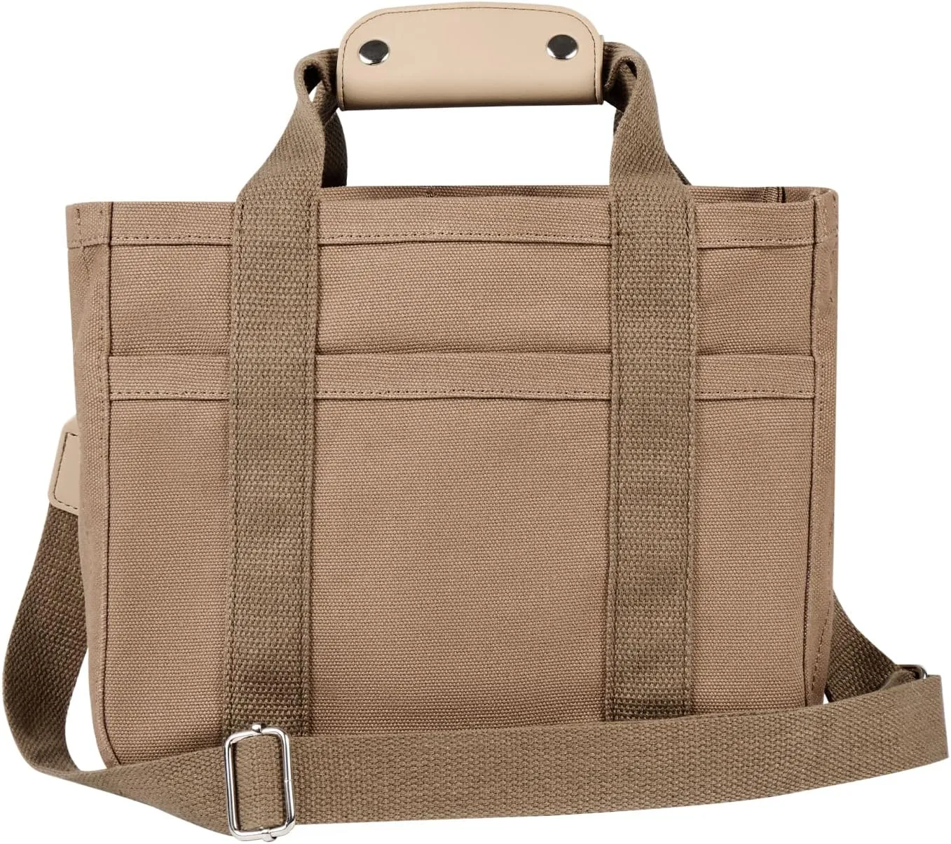 Multi Pocket Tote Bag for Women Canvas Bag with Handle Bag Large Cpacity Purse Reusable Handbag