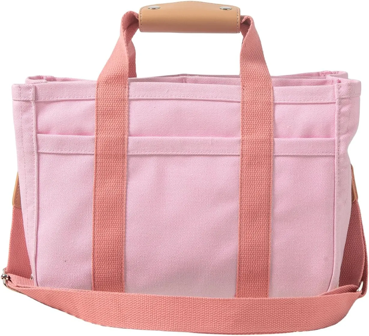 Multi Pocket Tote Bag for Women Canvas Bag with Handle Bag Large Cpacity Purse Reusable Handbag