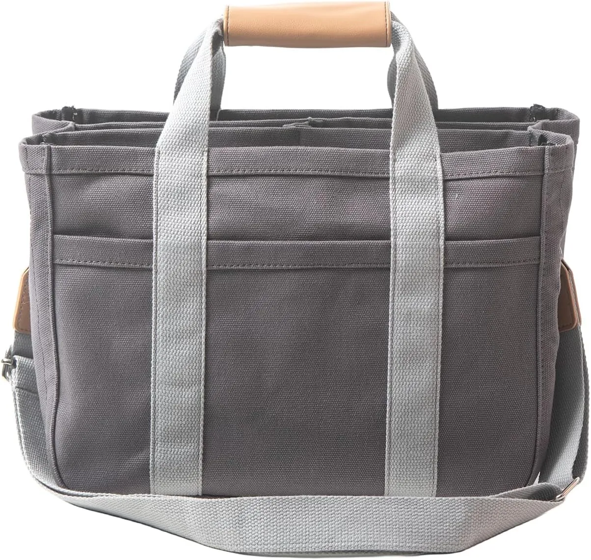 Multi Pocket Tote Bag for Women Canvas Bag with Handle Bag Large Cpacity Purse Reusable Handbag