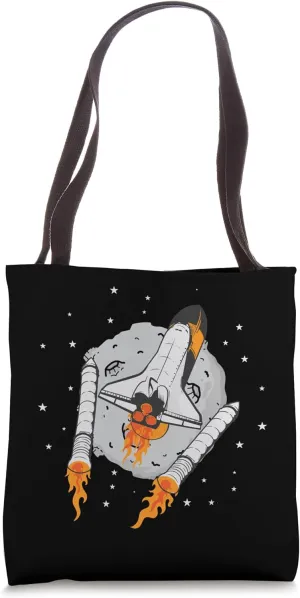 Multi-Stage Rocket Separation Tote Bag