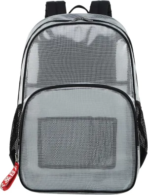 mygreen Clear Backpack, Heavy Duty School Bag for 15.6 Laptop