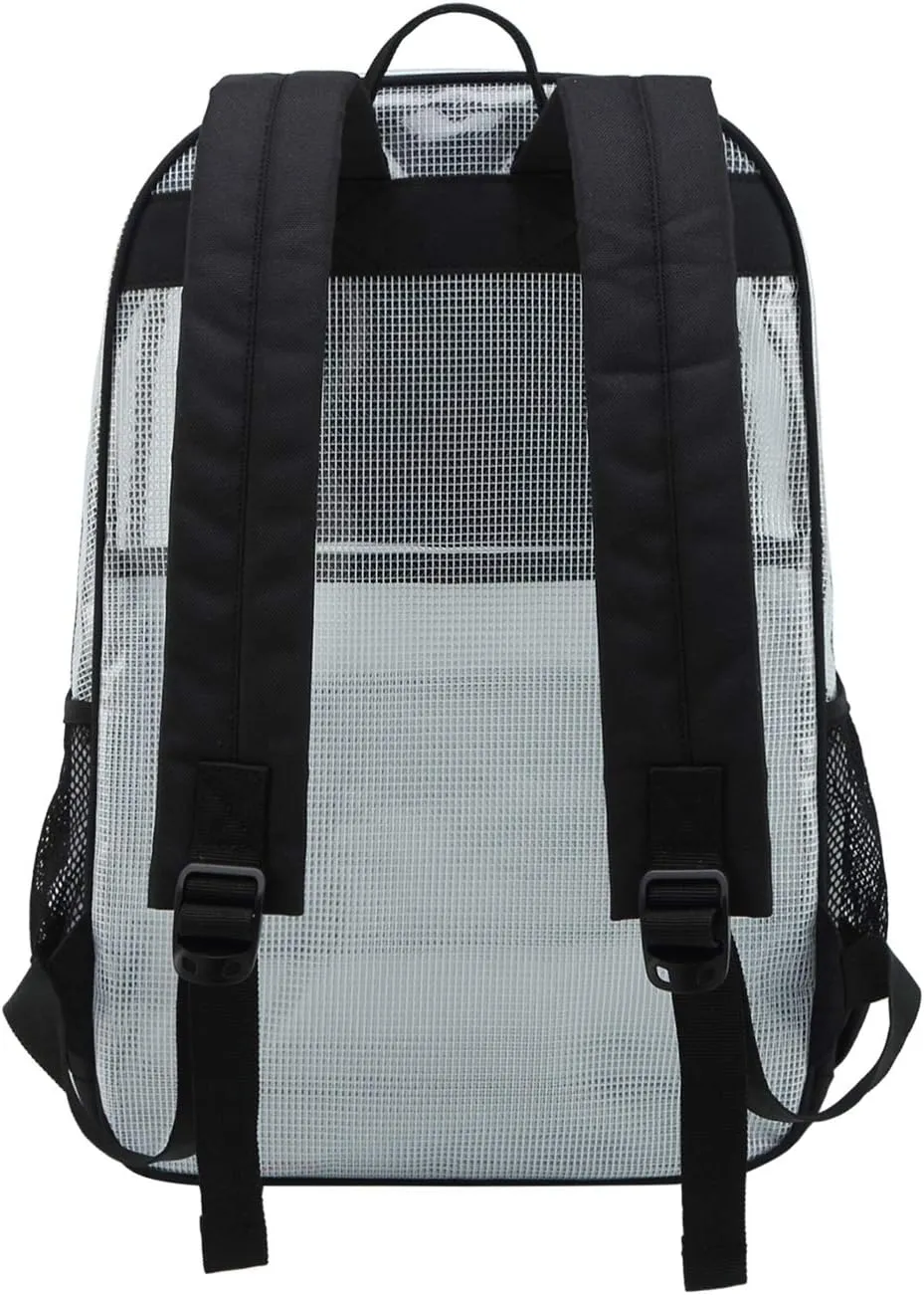 mygreen Clear Backpack, Heavy Duty School Bag for 15.6 Laptop