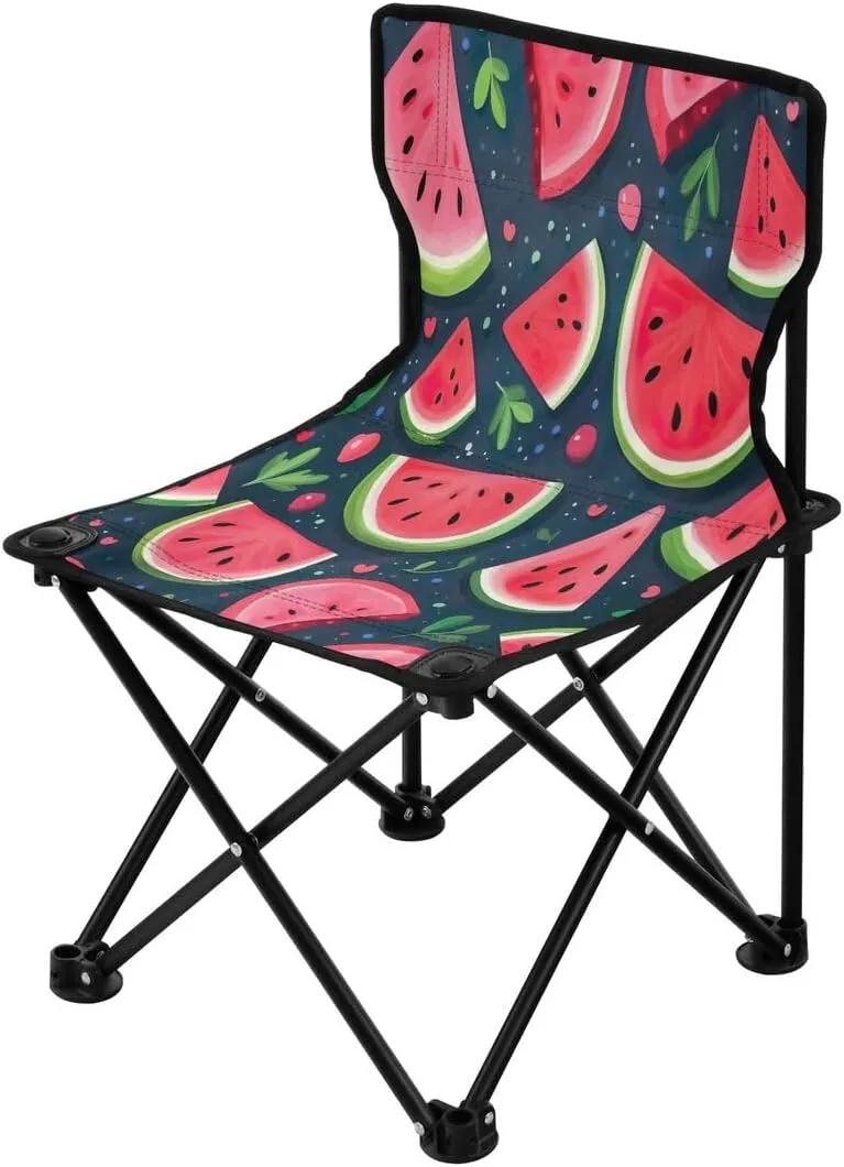 Nander Portable Camping Chairs Watermelon Lightweight Outdoors Folding Chair, Sports Chair, Outdoor Chair & Lawn Chair for Garden Beach Fishing