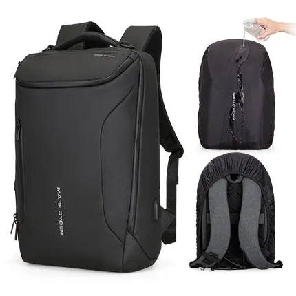 New Anti-thief Fashion Men Backpack Multifunctional Waterproof 17.3 inch Laptop Bag Man USB Charging Travel Bag